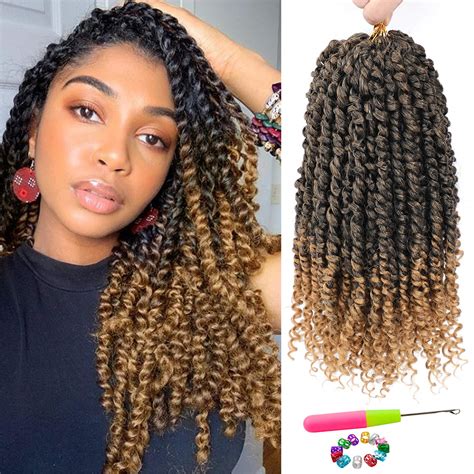 Buy Passion Twist Hair - 8 Packs 12 Inch Passion Twist Crochet Hair For ...