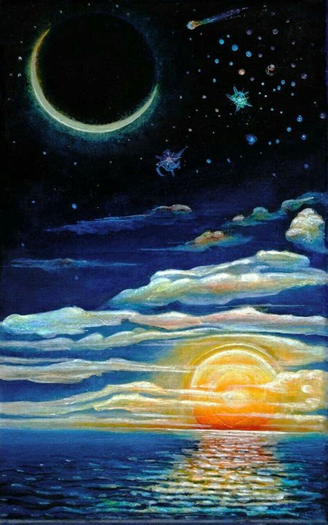 Beautiful acrylic canvas inspiration. | Moon painting, Celestial art, Moon art