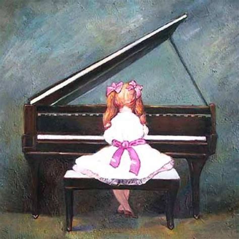 Woman Playing Piano Painting at PaintingValley.com | Explore collection of Woman Playing Piano ...