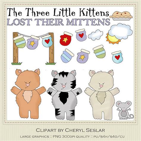 Printable Three Little Kittens - Printable Word Searches