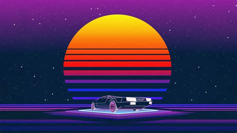 1920x1080 Retrowave Car 5k Laptop Full HD 1080P ,HD 4k Wallpapers,Images,Backgrounds,Photos and ...