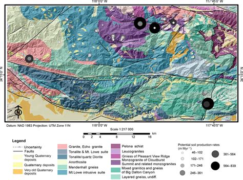 Geologic map of the central San Gabriel Mountains, California ...