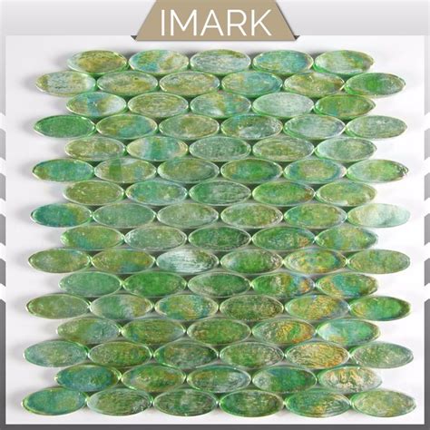 Green Glass Mosaic Tile Kitchen Backsplash – I Hate Being Bored