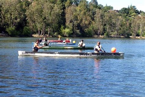 University of Nevada, Reno concrete canoe team builds, paddles concrete canoe to victory ...