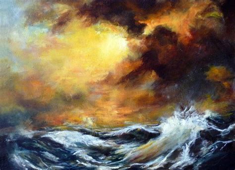 "Storm" Seascape. oil on canvas | Art, Oil painting inspiration, Abstract art painting