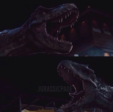 JW Rexy vs Indominus!!! | Jurassic world, Jurassic park trilogy, Jurassic world fallen kingdom