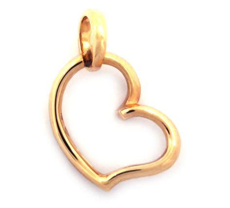 Buy 0.11 Ct 18K Rose Gold Heart Shaped Diamond Pendant Online - Antwerp ...