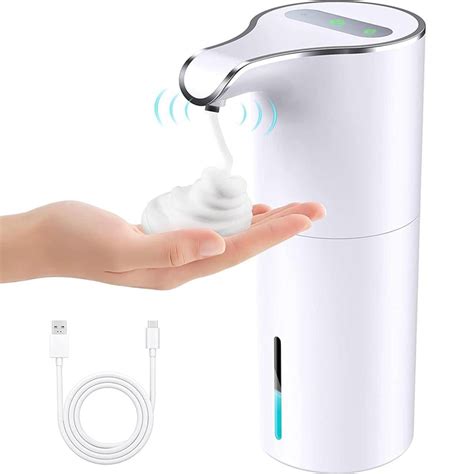 450 ml Automatic Soap Dispenser, Rechargeable Touchless Automatic Soap ...