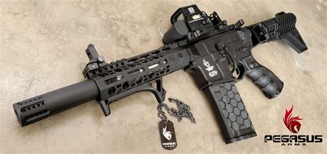 Pegasus Arms Custom AR15 Tactical Pistol Fully Decked Out 10.5 on www ...