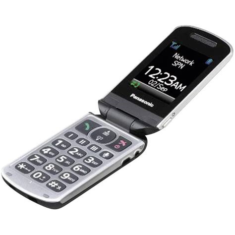 Panasonic Big Button SIM Free Mobile Phone, Black from Conrad.com