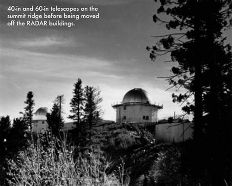 Mount Lemmon AFS, AZ Early (1970s) Observatory Photos