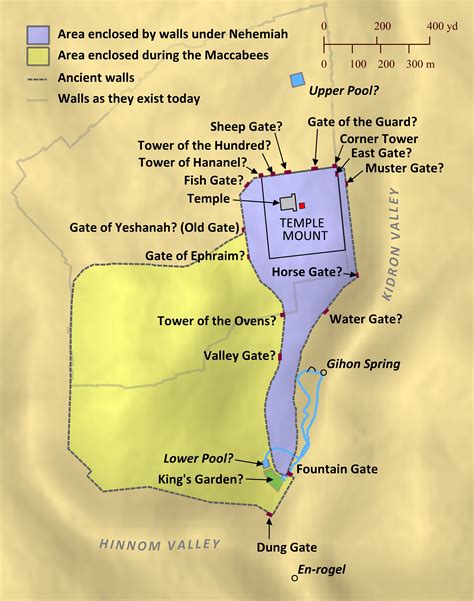 Jerusalem during the Later Old Testament – Bible Mapper Atlas