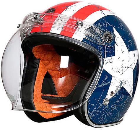 Casco Vintage para motocicleta