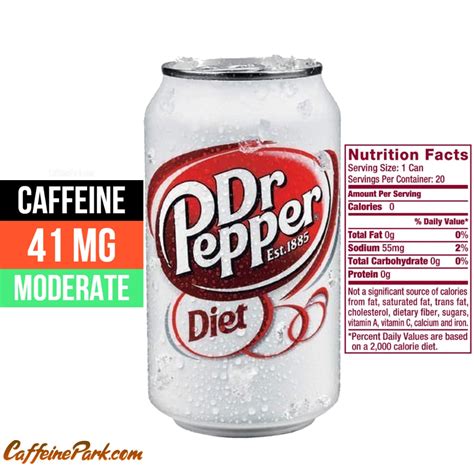 How much caffeine is in Diet Dr Pepper? | Diet doctor, Diet dr pepper ...