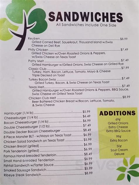 Park Restaurant menus in New Castle, Indiana, United States