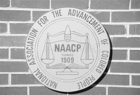 NAACP Founded in 1909 Logo in Black and White Editorial Stock Image ...