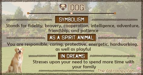 Dog symbol, what does a dog symbolize, black dog meaning, dreams about ...