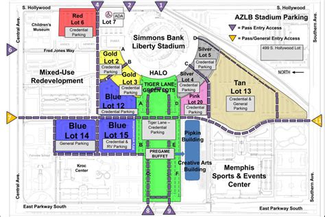 Parking Info – Simmons Bank Liberty Stadium