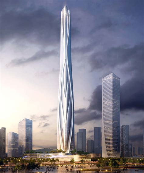 china's tallest building: AS+GG reveals plans for 700 meter skyscraper