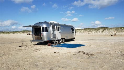 RV Camping on the Beach at Port Aransas, Texas for SandFest 2019