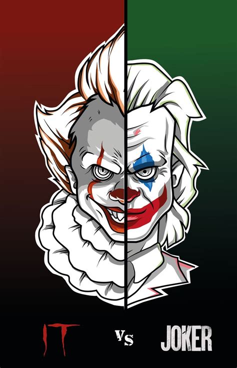 The Joker Vs Pennywise | Domestika