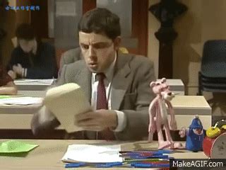 Mr. Bean---The Exam on Make a GIF