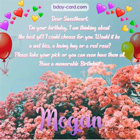 Birthday images for Megan 💐 — Free happy bday pictures and photos ...