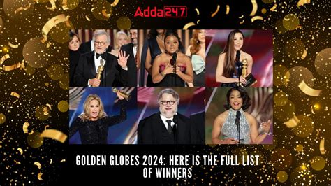 Golden Globes Awards 2024: Here is the full list of winners