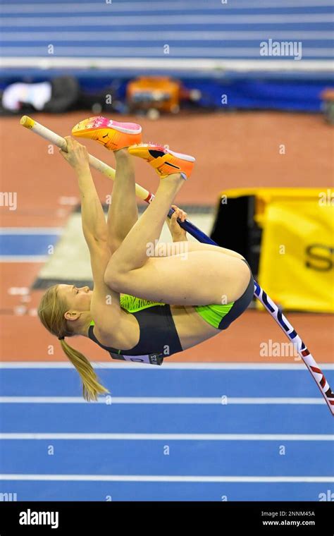 Birmingham, UK, 25 February 2023:MURTO Wilma FIN competes in the Women ...