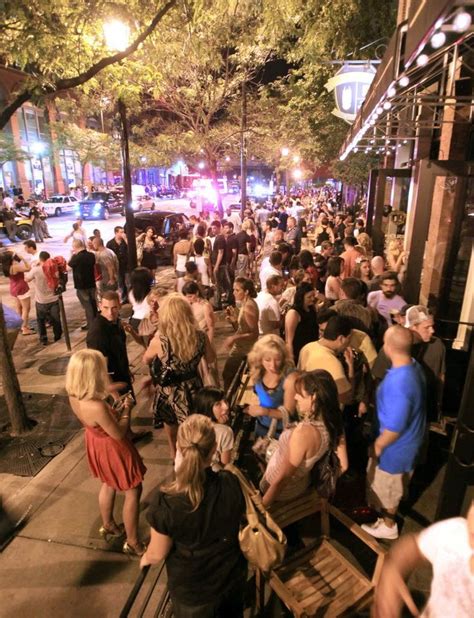 Enjoy the night life at Cleveland's West 6th St. a street filled with a ...