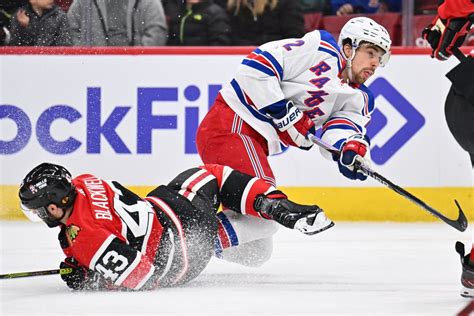 Rangers' Filip Chytil exits game with injury after late hit