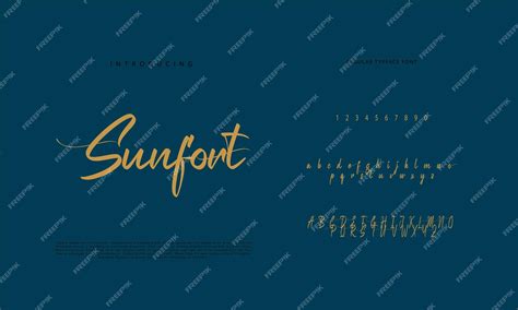 Premium Vector | Signature font calligraphy logotype script brush font ...