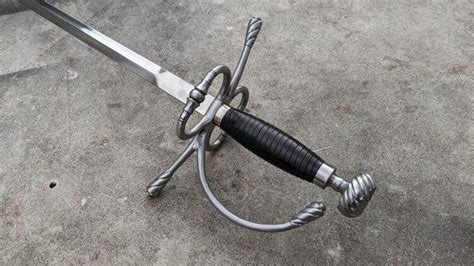 RAPIERS & SMALLSWORDS — Jesse Belsky Stageswords Leather Cover, Leather ...