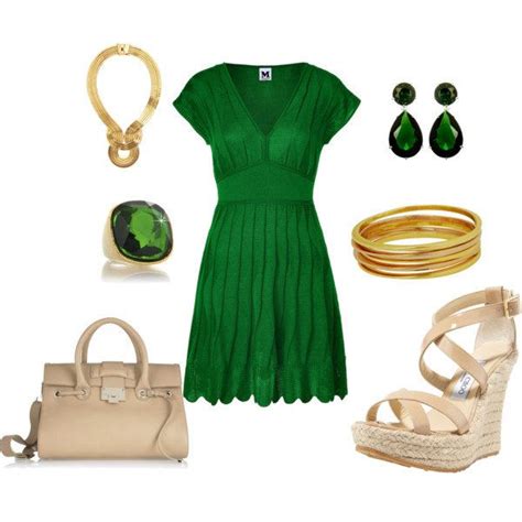 Emerald - Polyvore | Emerald green cocktail dress, Green cocktail dress ...