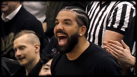 Drake Laughing at Joel Embiid after the Turnover - Raptors vs 76ers ...