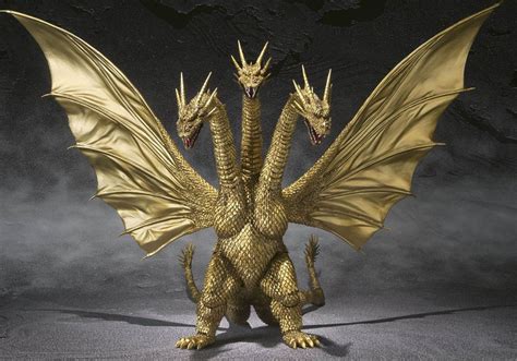 Godzilla S.H. MonsterArts Action Figure - King Ghidorah Images at Mighty Ape NZ