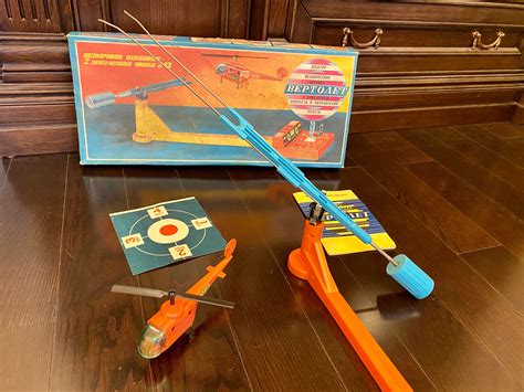 Helicopter Vintage Red Toy Helicopter USSR Made Electro | Etsy