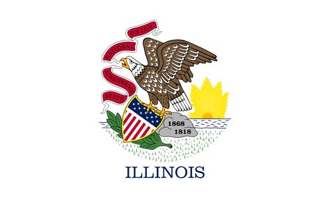 Illinois | Banderas de los estados de Estados Unidos