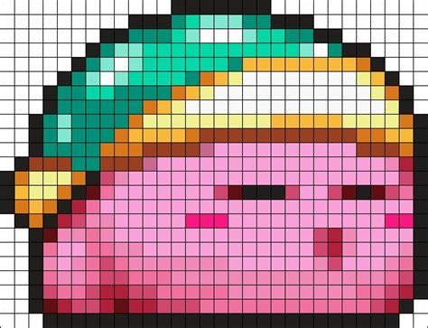 Sleepy Kirby Kandi Pattern