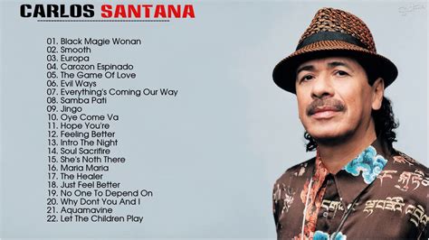 Best Songs Of Carlos Santana--Carlos Santana Greatest Hits - YouTube