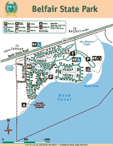 Belfair State Park Map - Belfair State Park Belfair Washington 98528 ...