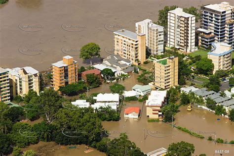 Aerial Photo Brisbane Flood QLD Aerial Photography