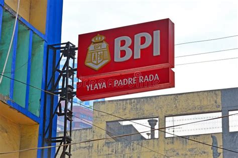 BPI (Bank of the Philippine Islands) Sign in Manila, Philippines Editorial Photo - Image of ...