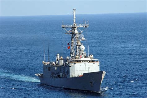 a large ship in the middle of the ocean