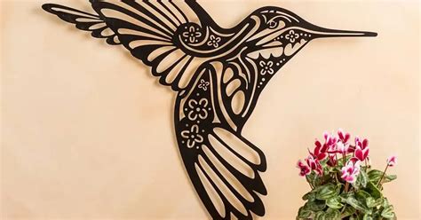 Hummingbird - wall art by klimoma | Download free STL model ...