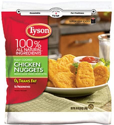 Tyson Chicken Nuggets - 48 oz, Nutrition Information | Innit