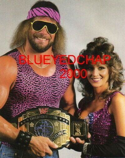 RANDY SAVAGE & MISS ELIZABETH WRESTLER 8 X 10 WRESTLING PHOTO WWF WCW | #3898287760