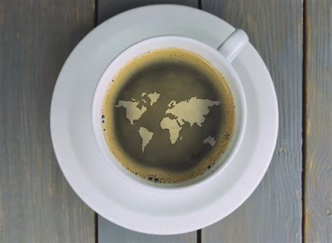 Coffee world map Stock Photos, Royalty Free Coffee world map Images | Depositphotos