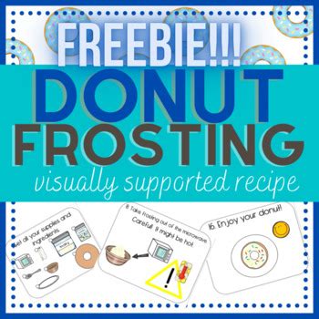 How to Frost a Donut FREEBIE! by Silent W SPED Teacher | TPT