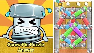 Screw Pin Puzzle Questions & Answers for Android